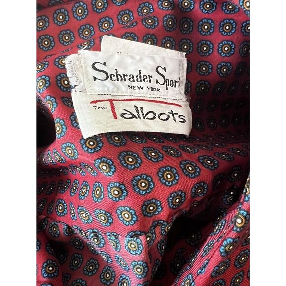 Vintage 70s 80s Talbots/Schrader New York Secretary Day Dress sz XL - Picture 8 of 8